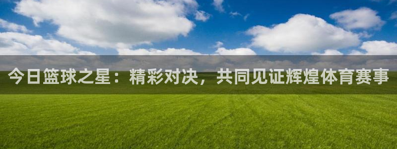 今日篮球之星：精彩对决，共同见证辉煌体育赛事